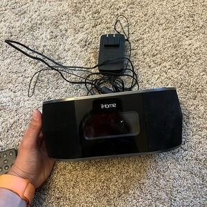 iHome Alarm Clock with USB Charging and Wireless Speaker